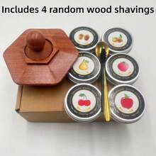 Wędzarka do koktajli, zestaw do wędzenia z wieloma aromatyzowanymi naparzaczami na wiórki drzewne, odpowiedni do barów, domu, kuchni i salonu. Można jej używać do wędzenia whisky, koktajli i wina. Idealny prezent na święta, Boże Narodzenie, ozdoby świąteczne i Walentynki. - Morela - Zobacz 17