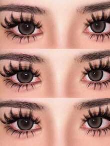 GROINNEYA 5 Pairs Super Soft Faux Mink Natural Cat Eye Lashes, C Curl Thick Fluffy False Eyelashes, Comfortable Eyelash Strips For Beginners, Suitable For Daily And Party Makeup - Fluffy Lashes - View 6