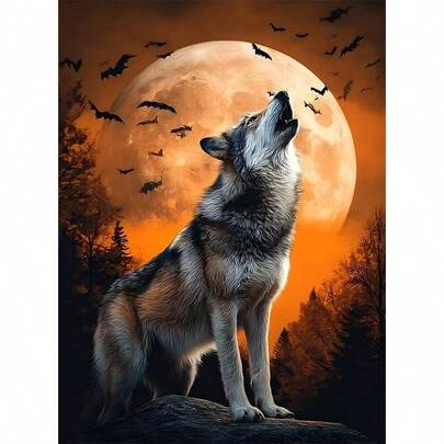 DIY钻石马赛克画，满钻亚克力钻石画艺术，DIY手工艺品，家居墙面装饰礼品