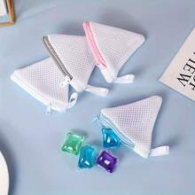3pcs Multi-Functional Laundry Soap Bags - Reusable Mesh Bags With Zipper Closure, Compatible With Scent Beads, Machine Washable, Suitable For Delicates And Small Items, Laundry Bags - Multicolor - View 2