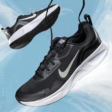 Nike Men's Casual Sneakers, Lightweight & Comfortable Running Shoes, CJ1682-004 - Black/White - View 1