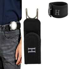 1pc New Slouchy Waist Belt With Iron Hook, Elastic & Convenient, Hot Selling Magic Tape Waist Buckle, Adjustable Unisex Work Tool, Electrician Tool, DIY Tool Waist Belt Tool Pouch - A - View 6
