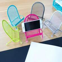 Creative Phone Stand Desktop Lazy Holder Cute Chair Phone Stand Stable Weighted Universal Bedside Phone Holder - Multicolor - View 4