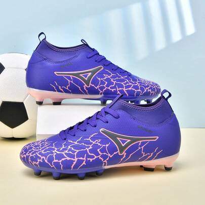 New Recommended Youth Soccer Shoes For School, Students, Matches And Training. Low-Top, Long Studs, Anti-Slip, Grip For AG, FG, Soft Ground, Real Grass Pitch. Lace-Up, Unisex Adult Soccer Cleats. High-Top Professional Soccer Boots