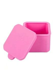 1个3.5盎司/7盎司防漏硅胶食品储物盒 - 方形硅胶零食/调味品/酱料杯，可重复使用午餐盒，适用于洗碗机/微波炉/冰箱，防漏便当盒，返校季必备 - 彩色 - 查看 13