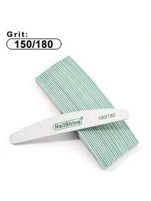 2/3 Pcs Double-Sided Nail File, Half-Moon Nail File, Washable Gray & White Sandpaper Stickers, Nail Shaping Stickers, And Nail Care Tools - Multicolor - View 5