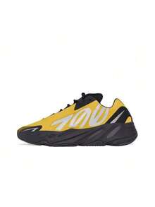 Giày adidas Originals Yeezy Boost 700 MNVN Honey Flux, chất liệu nylon màu mật ong, kiểu dáng thể thao cổ thấp, đế dày, đa năng, phù hợp cho cả nam và nữ, màu đen và vàng. - Đen và vàng - Xem 19