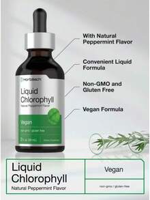 Horbäach Liquid Chlorophyll Drops |   2 Ounces |   Vegan, Non-GMO, And Gluten Free - 1 - View 3