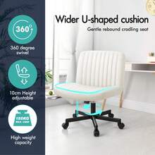 Home Office Chairs - Beige - View 2