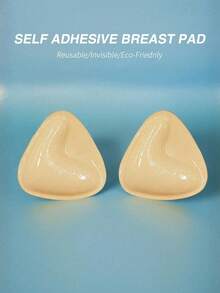 2 Pcs Invisible Lift Inserts Double-Sided Sticky Bra Ultra Push Up Bra Inserts Suitable For Different Occasions Boomba - Multicolor - View 7