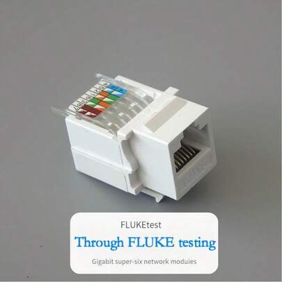 RJ45 Network Module Plug, No Installation Required, Gigabit Ethernet Cable