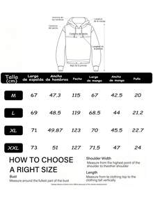 Sudadera casual para mujer urbana con letras estampadas NYC oversize tela sólida con capucha bolsillo delantero manga larga otoño invierno uso diario suéter - Blanco - Ver 5