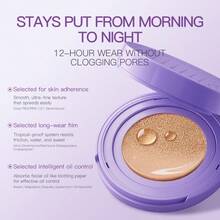 Zeesea 保湿、防晒、持久妆前乳、遮瑕CC霜粉底液 SPF35 PA+++ - 04 Natural Beige - 查看 7