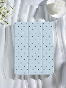 Polka Dot & Minimalist Pattern Tablet Protective Case, Compatible With  9.7/10.2/10.5/10.9/12.9/Pro 11 (10th Gen), Galaxy Tab S6 Lite 10.4", Kindle Paperwhite 12th Gen (2024), Kindle 11th Gen (2022), Offers Soft Shock-Proof Protection, Supports Smart Stand/Auto Wake/Sleep Function - 多色-7 - 查看 1