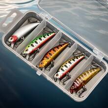 5pcs Fishing Lure Kit-Realistic Artificial Bait With Box Ideal For Freshwater &Saltwater Fishing - Multicolor - View 9