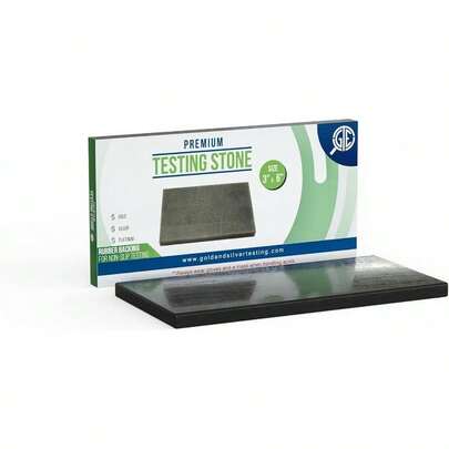 Testing Stone Gold, Precious Metal Silver Jewelry Tester Scratch Value Purity Scrap Platinum Detecting Goldsmithing Tools Portable Making Detection Solutions Stones Coins Antique