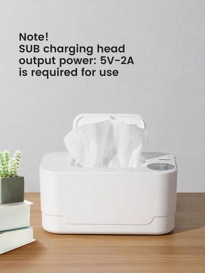 Baby Wet Wipes Warmer, Portable Heated Wipe Dispenser, Moisturizing Constant Temperature Warmer For Wet Tissue