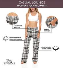 ¡RecomendadoSexy Basics - Pantalones largos para dormir y descansar para mujer, paquete de 3¡Top de Temporada - Paquete de 3 - Grupo E surtido - Ver 3