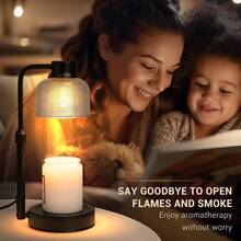 jjytKLL Lámpara calentadora de velas con temporizador: alos de cumpleaños para mueres mamá - alos de inauguración de la casa nueva ración  ogar - calentador de cera para velas de cristalLámpara aromática - como en la foto - Ver 5