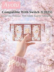 Ayotu 1 buah Casing Pelindung Bertema Kartu Tarot untuk Nintendo Switch 2/Switch NS/Switch OLED/Switch Lite, Generasi Baru Pola Bintang Matahari Bulan TPU Soft Shell, Pelindung Kontroler Game Universal, Casing Pelindung Kontroler Switch, Aksesori Gaming Switch, Anti Jatuh, Anti Selip, Tahan Gores, Tampilan Modis - MultiWarna - View 15