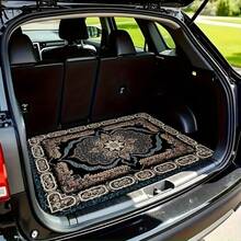 1 tấm lót cốp xe kiểu Bohemian bền chắc, lót cốp xe chống mọi thời tiết, lót cốp xe thân thiện với thú cưng, phù hợp với hầu hết các loại xe. - thảm lót cốp xe - Xem 6