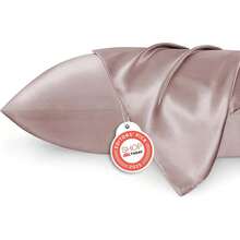 Satin Pillowcase 2 Pack Similar To Silk Pillow Cases Standard Size, Pillow Case For Sleeping Women With Envelope Closure, Gifts For Women Men, Dusty Rose, 20x26 Inches, 2pcs - 標準尺寸(20吋 x 26吋)+ 17 - 灰玫瑰色 + 2 - 查看 1