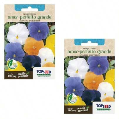 2x Sementes De Amor Perfeito Grande (sonho Sortido) Topseed