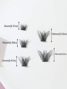 [HACHIMEE] 8-16mm 120pcs Natural Appearance Soft Fluffy Pompoms, Suitable For Home, Office, Festivals And Celebrations - Black - View 7