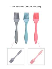 Multifunctional Silicone Oil Brush With Storage Bottle - Heat Resistant Basting Brush, Suitable For Cooking, Grilling, Baking And Pancakes, Shed-Free Kitchen Sauce Brush - Multicolor - View 18