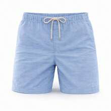 1 Summer Spring Spring / Summer / Autumn Spring / Summer Regular Fit Eyelet Drawstring Beach For Going Out Weekend Casual Holiday Father's Day Valentine's Day Christmas - Baby Blue - View 3
