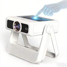 A5Pro Projector, A Smart Dual-Screen Touch Projector For Home Use, With High Resolution, 800LM, 1080P 4K Support, Short-Distance Projection, High Brightness, Ceiling Projection, Wi-Fi 6, Large Screen, Automatic Keystone Correction, Easy Operation, Lightweight, Bluetooth 5.0, Compatible With IOS/Android/PC/DVD/PS Console/SWITCH, Japanese Instruction Manual, Perfect As A Gift, Mini Projector, Projector Compatible With IPhone, Supports PC/Smartphone Screen Mirroring (For Online Classes, Fitness, Office Work, Outdoor Camping), Mini 4K Projector For Students In The Room, Living Room, Or Dormitory, Perfect As A Gift For Holidays Such As Valentine's Day, Christmas, Children's Day, Father's Day, And Mother's Day. - Tipo de Enchufe A Japonés (100V) - Ver 13