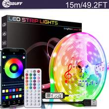 NBBUFF 3ft-65ft RGB LED Strip Lights, Controlled By Mobile App And 44-Key Remote, Music Sync, Timing, Dimmable, Easy Installation. Suitable For Kids Room Decor, Holiday Celebration Lighting, And Home Wall Decoration. - Multicolor - View 13