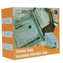 6/9/12/15Pack Vacuum Storage Bags With Wireless Electric Pump, Travel Essential Vacuum Seal Bags, Vacuum Compression Bag With Pump, Packing Cubes Travel, Carry-On Size Compression Packing Bags For Luggage And Suitcase - 9種組合旅行裝 - 查看 7