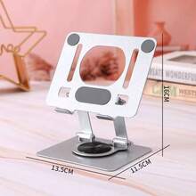 360度旋转金属扁平手机支架，可折叠可调节桌面手机支架 - 彩色 - 查看 3