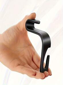 2/4pcs Car Seat Headrest Hanger Hooks, Hidden Car Seat Back Hooks, Multi-Functional Car Interior Storage Hooks, Plastic Car Hooks, Headrest Hanger, Car Seat Storage Hooks, Backseat Hooks, Headrest Hanger Rack - Black - View 9