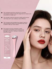 EOHOE Facial Massage Roller, Portable Daily Use Cold & Hot Dual-Function Delicate Skin Care Massager - Pink - View 7