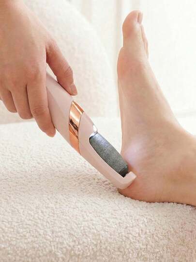 Electric Foot Scrubber, Electric Callus Remover, USB-Rechargeable Automatic Dead Skin Remover With Dual Speed Settings, LED Light, And Replacement Rollers-Portable Foot Care Tool For Dry, Cracked, Rough Skin And Calluses. Perfect For Home Or Travel. Durable Foot Polisher. Ideal Unisex Gift For Halloween, Christmas, Easter, Eid Al-Fitr.