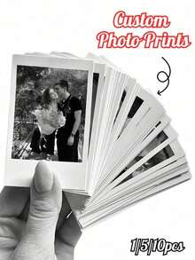 Personalized Photo Printing - Customized Anniversary And Valentine's Day Gift (For Him/Her) | Available In 1, 5, 10 Prints | Unique Romantic Gift For Boyfriend, Girlfriend, Best Friend | Warm Gift For Birthday, Anniversary | Ready-To-Frame Love Story Artwork. Gift For Her, Gift For Him, Couple Photos, Christmas Gift - nhiều màu - Xem 3