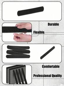 100pcs/50pcs/5pcs Mini Portable Nail Files, Nail Tools, Manicure Type, Nail Shaping Tools, Nail File Sheets, Arc-Shaped Nail Files, Nail Salon Tools. Nail Salon - Black - View 7