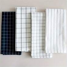 2/4 piezas Paño de algodón para lavar platos, Paño de limpieza absorbente, Toalla de cocina multiusos, Paño de té - Multicolor - Ver 11