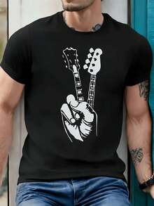 Camisetas para hombres - Negro - Ver 1