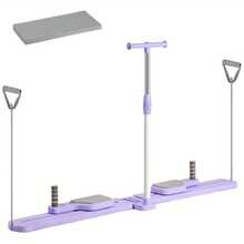 Multifunctional Ski Machine & Pilates Board - Adjustable Glute & Pelvic Floor Trainer, Full-Body Home Gym Equipment Suitable For Leg Workout, Core Strength Training, For Men & - Purple - View 3