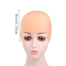 Little Yellow Man Dress Up Props Latex Bald Head Wig Monk Wig Men And Women Cosplay Halloween Little Yellow Man Skin Props - Multicolor - View 2