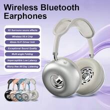 无线蓝牙耳机，蓝牙5.4，封闭式设计，可调节头带，内置麦克风 - 彩色 - 查看 9