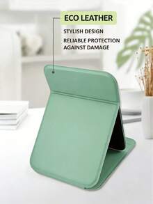 1 pièce Miroir de maquillage pliable de style Y2K, léger et portable, en matériau de haute qualité en PU, convient à diverses occasions, design compact carré pliable, idéal pour la maquillage, prix abordable, peut également être utilisé comme décoration intérieure - Multicolore - Voir 8