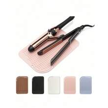 1PC Large Size Silicone Heat-Resistant Mat, Suitable For Curling Irons, 5-Piece/3-Piece/1-Piece Hair Straighteners, And Other Hair Styling Tools. Portable Heat Tool Mat, Suitable For Travel Dressing Tables, Hair Salons, Hair Styling Products And Accessories. It Is An Essential Item For Hair Salons And Beauty Travel, Back-To-School Season, And Travel Vacations. It Is Also A Must-Have For Women's Hair Accessories, Detangling Brushes, Hair Styling Accessories, Hair Dryers, Hair Care Products, Hair Styling Tools, Hair Products, Hair Care Products, Curling Brushes, Barbers, Hair Styling Accessories, Hair Styling Equipment, Travel Essentials, Hairstyles, Hair Styling, Hair, Travel, Hair Styling Products, Hair Styling Tools, Hair Styling Supplies, Barbers, Hair Styling Accessories, Barbershops, Hair Styling Equipment - 1PC - Random Color - View 11