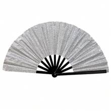 Laser Silver Hand Fan, Suitable For Holiday Parties And Occasions - 1 - View 11