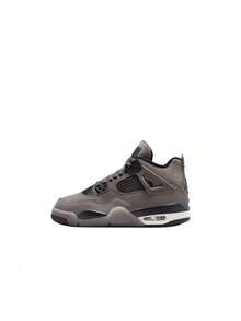 Nike Jordan Air Jordan 4 Retro OG 经典百搭中帮儿童篮球鞋，灰黑色，男女通用 - 棕色 - 查看 15
