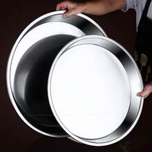 30-34cm Stainless Steel Oyster Serving Tray, Seafood Platter, Grey - Seafood Tray - View 5