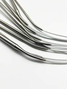3支/9支装不锈钢环形针（80厘米长） - 毛衣编织针，适合初学者和经验丰富的钩针编织者 - 全不銹鋼環形毛衣針 - 查看 5